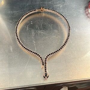 Gorgeous snake necklace that wraps around the neck.